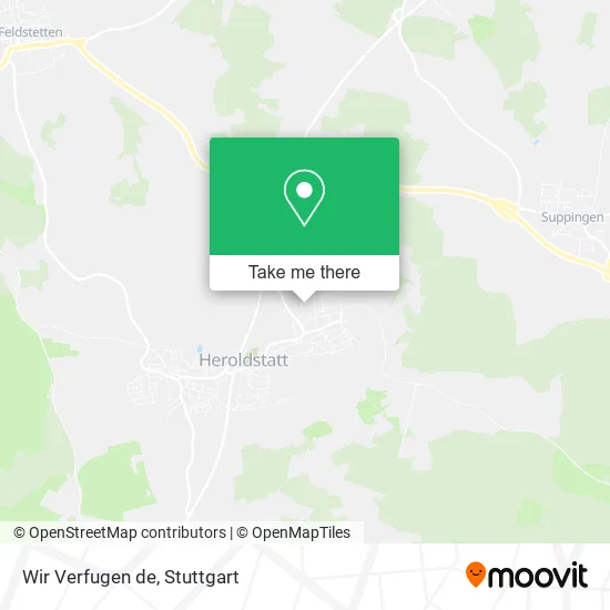 Карта Wir Verfugen de