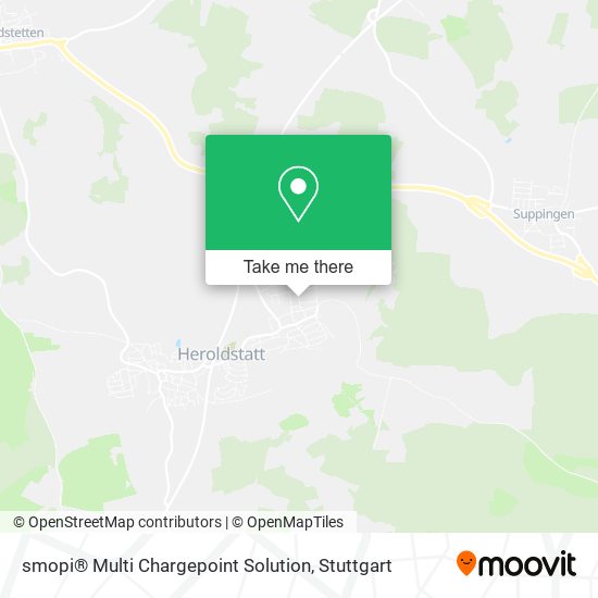 smopi® Multi Chargepoint Solution map