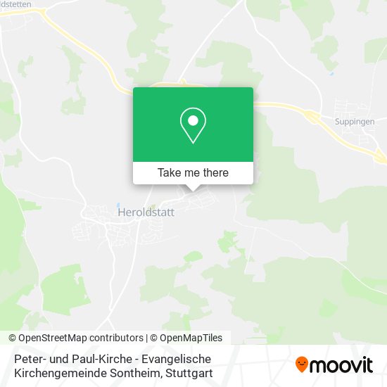 Peter- und Paul-Kirche - Evangelische Kirchengemeinde Sontheim map