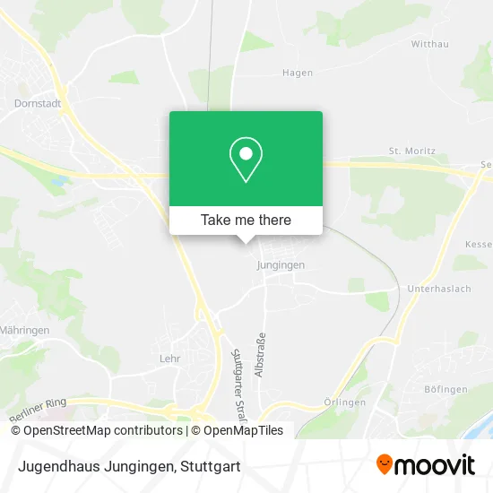 Jugendhaus Jungingen map