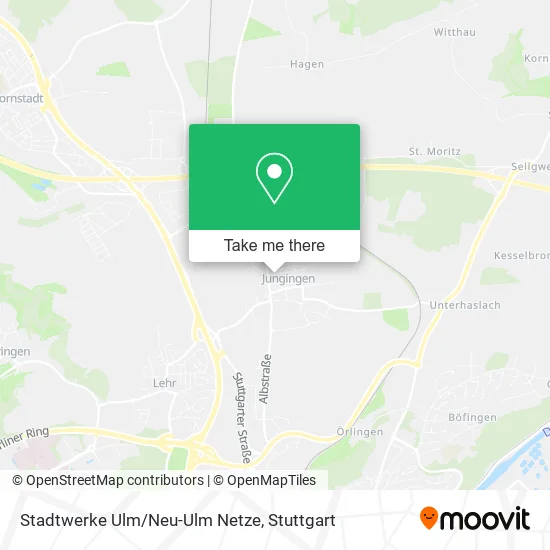 Stadtwerke Ulm/Neu-Ulm Netze map