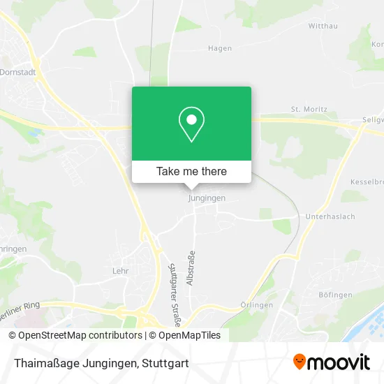 Карта Thaimaßage Jungingen