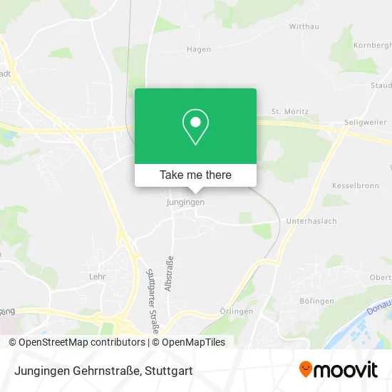 Карта Jungingen Gehrnstraße