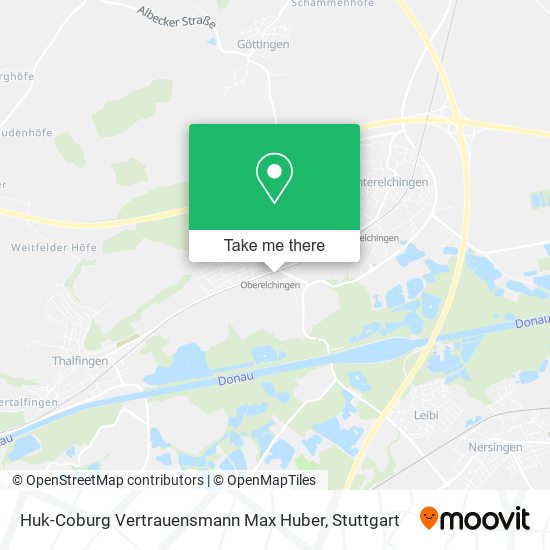 Huk-Coburg Vertrauensmann Max Huber map
