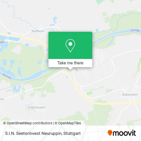 S.I.N. Seetorinvest Neuruppin map