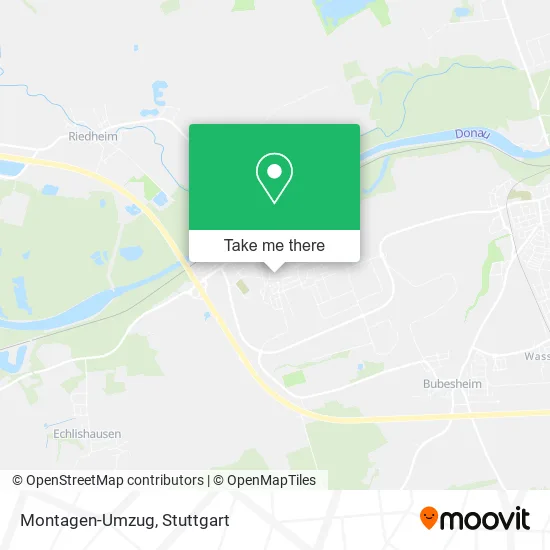 Карта Montagen-Umzug