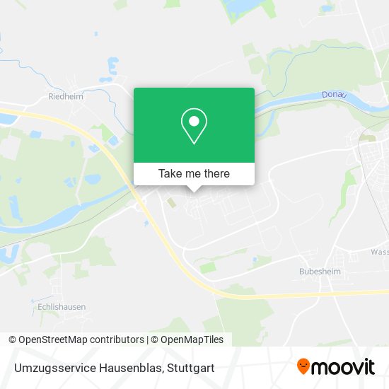 Umzugsservice Hausenblas map