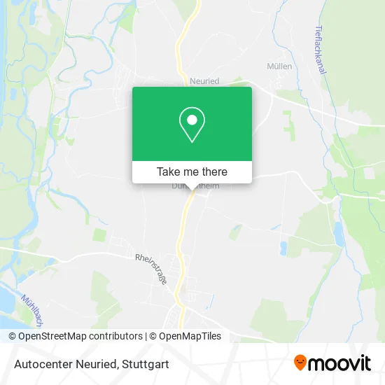 Карта Autocenter Neuried