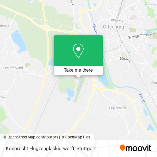 Карта Konprecht Flugzeuglackierwerft