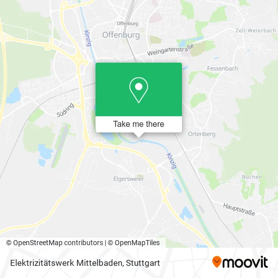 Карта Elektrizitätswerk Mittelbaden