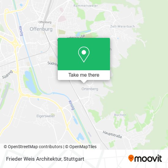 Frieder Weis Architektur map