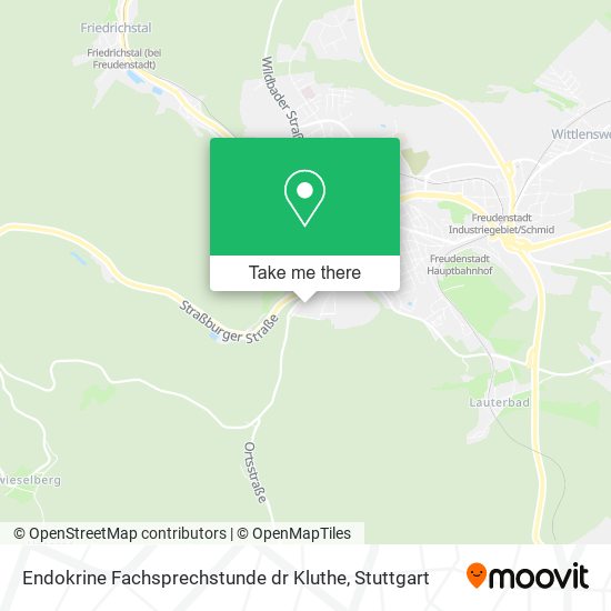 Endokrine Fachsprechstunde dr Kluthe map
