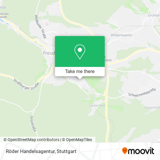 Röder Handelsagentur map