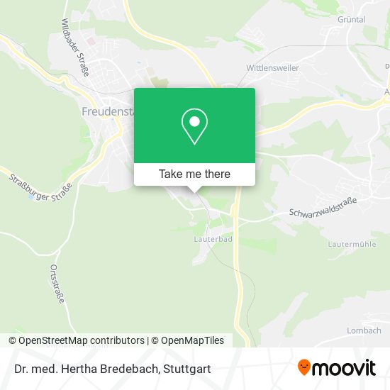 Dr. med. Hertha Bredebach map