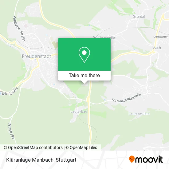 Карта Kläranlage Manbach