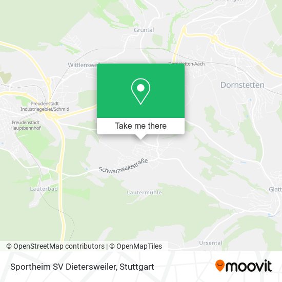 Карта Sportheim SV Dietersweiler