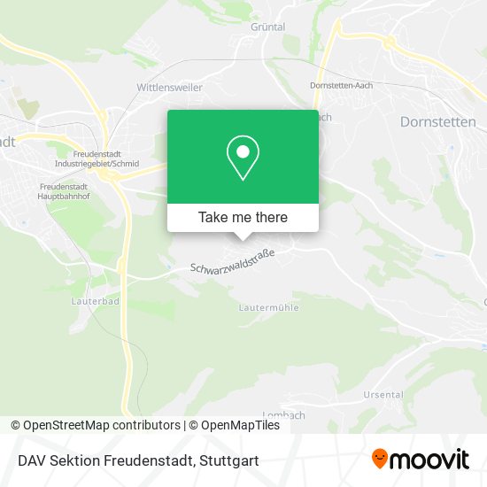 DAV Sektion Freudenstadt map