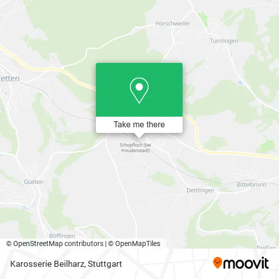 Карта Karosserie Beilharz