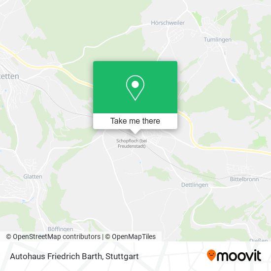 Autohaus Friedrich Barth map