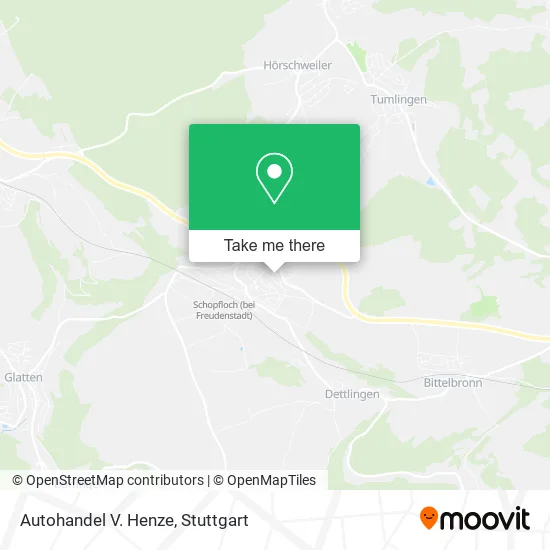 Карта Autohandel V. Henze
