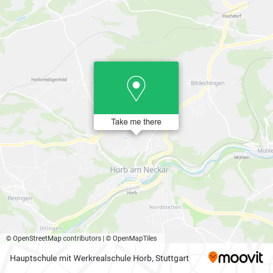 Карта Hauptschule mit Werkrealschule Horb