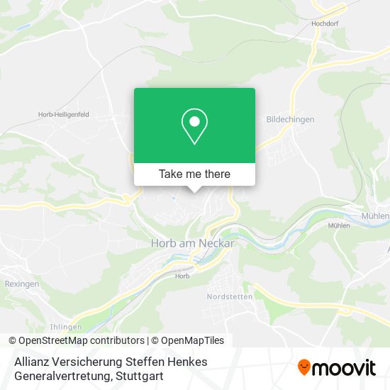 Allianz Versicherung Steffen Henkes Generalvertretung map
