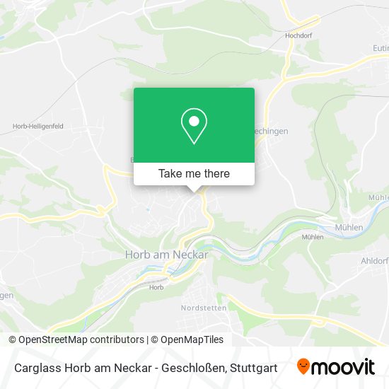 Карта Carglass Horb am Neckar - Geschloßen