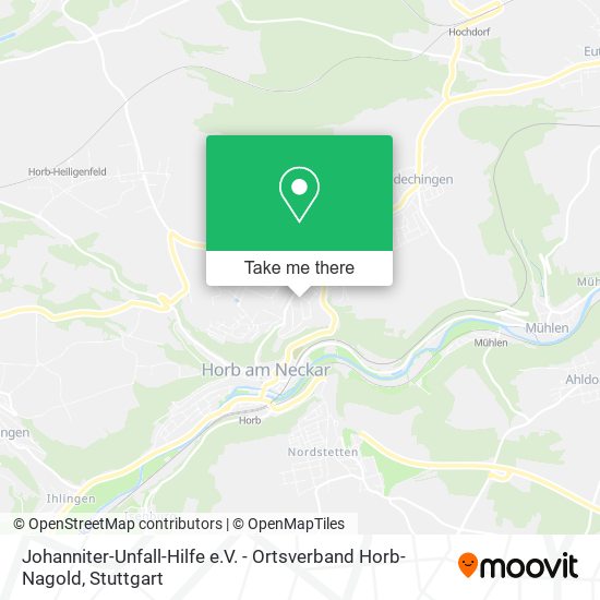 Johanniter-Unfall-Hilfe e.V. - Ortsverband Horb-Nagold map