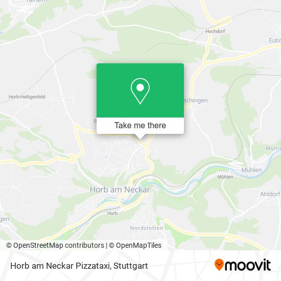 Карта Horb am Neckar Pizzataxi