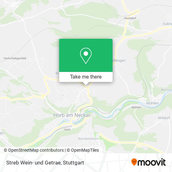 Streb Wein- und Getrae map