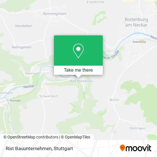 Карта Rist Bauunternehmen