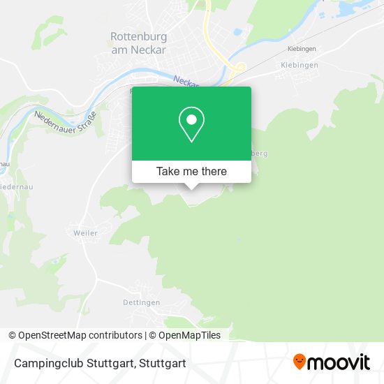 Campingclub Stuttgart map