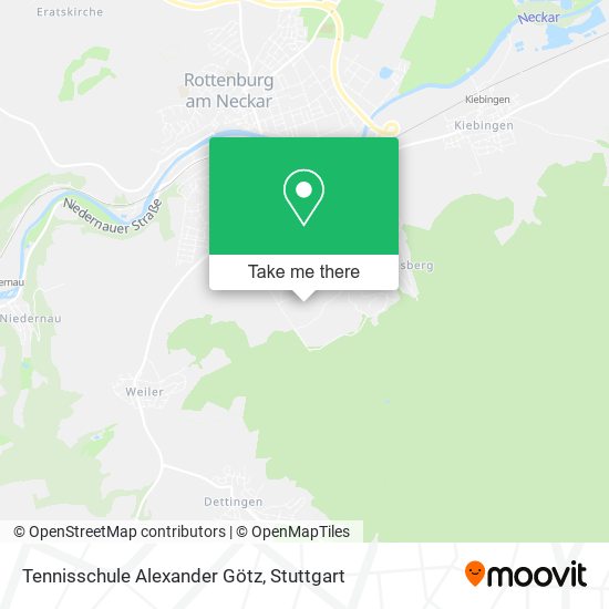 Tennisschule Alexander Götz map