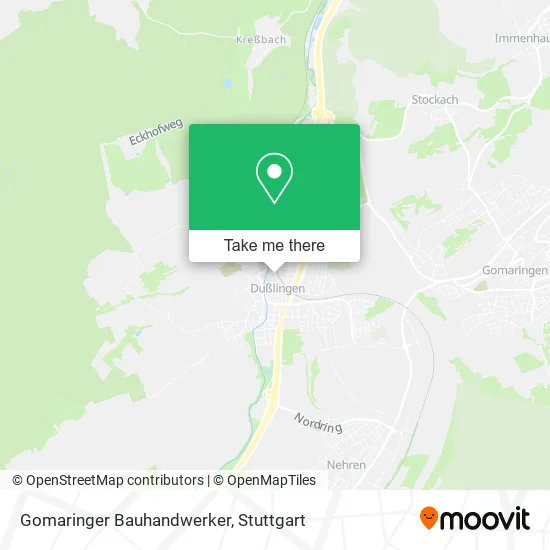 Карта Gomaringer Bauhandwerker