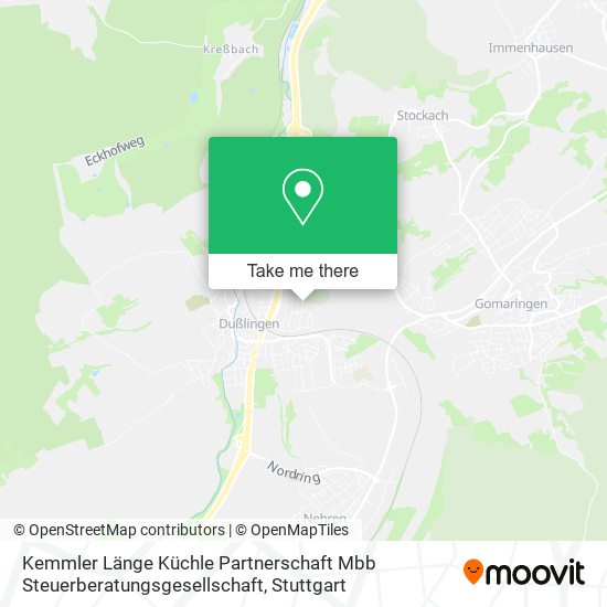 Kemmler Länge Küchle Partnerschaft Mbb Steuerberatungsgesellschaft map