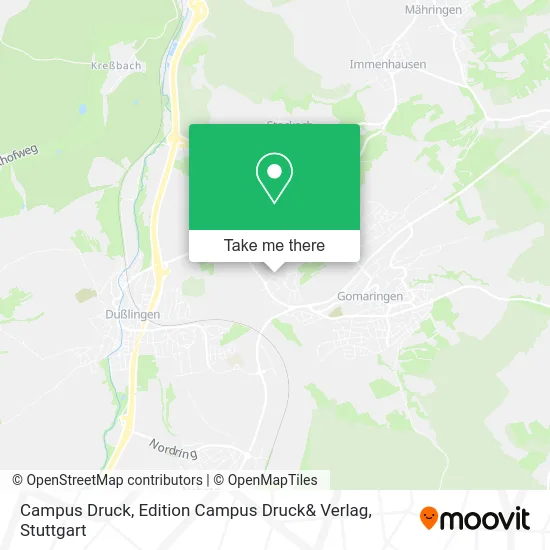 Карта Campus Druck, Edition Campus Druck& Verlag