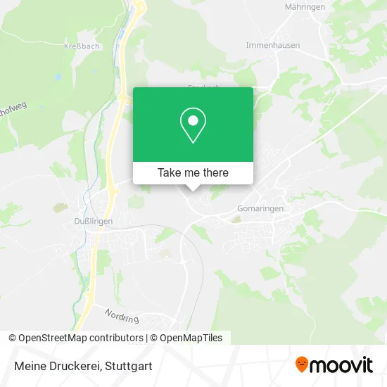 Карта Meine Druckerei