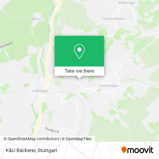 Карта K&U Bäckerei