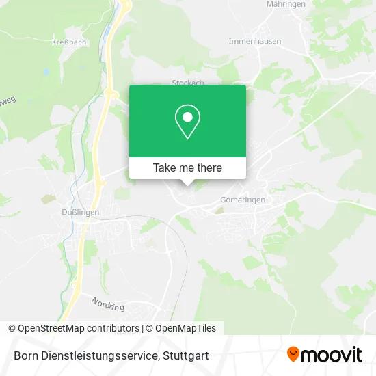 Карта Born Dienstleistungsservice