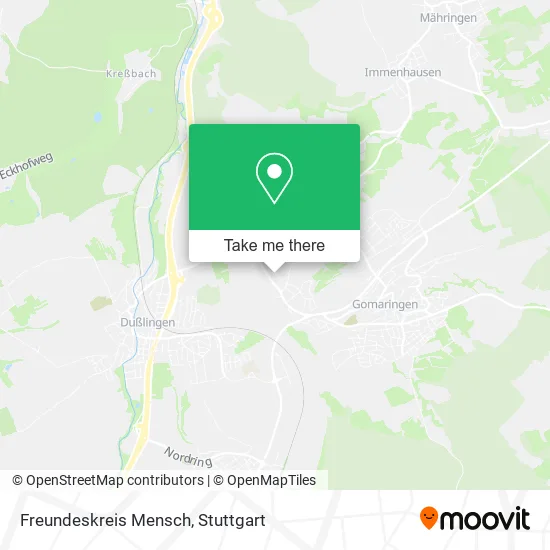 Карта Freundeskreis Mensch