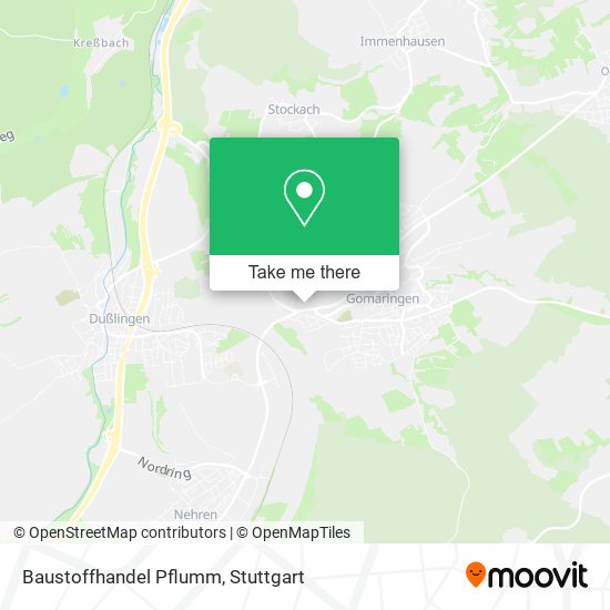 Baustoffhandel Pflumm map
