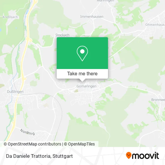 Карта Da Daniele Trattoria