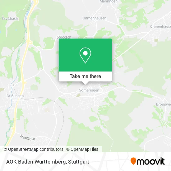 Карта AOK Baden-Württemberg