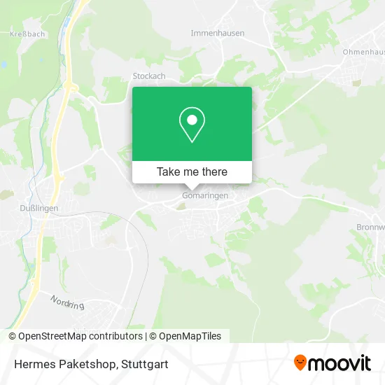 Карта Hermes Paketshop