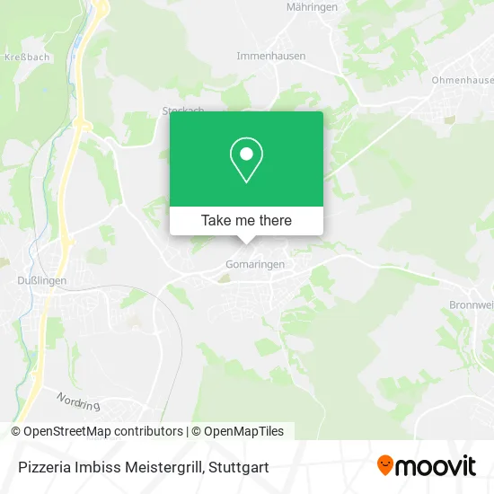 Карта Pizzeria Imbiss Meistergrill