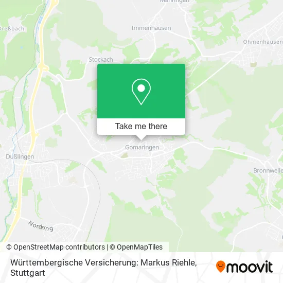 Карта Württembergische Versicherung: Markus Riehle