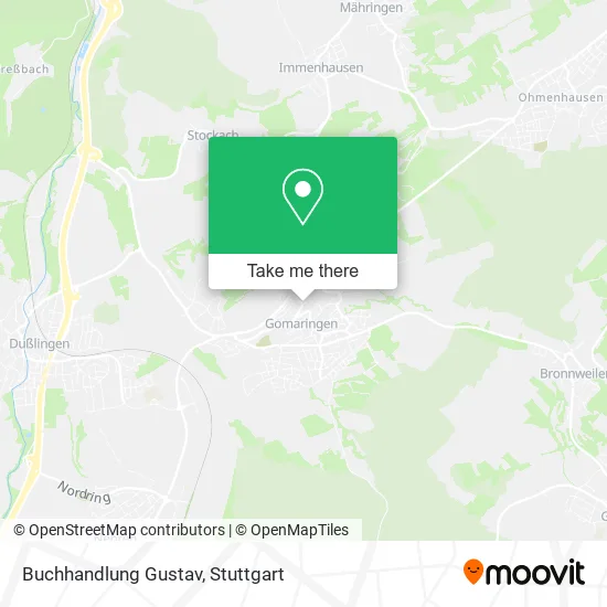 Карта Buchhandlung Gustav