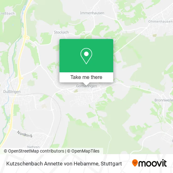 Карта Kutzschenbach Annette von Hebamme