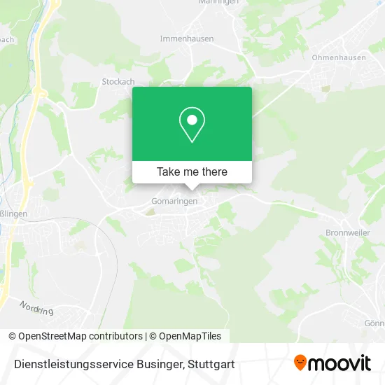Карта Dienstleistungsservice Businger