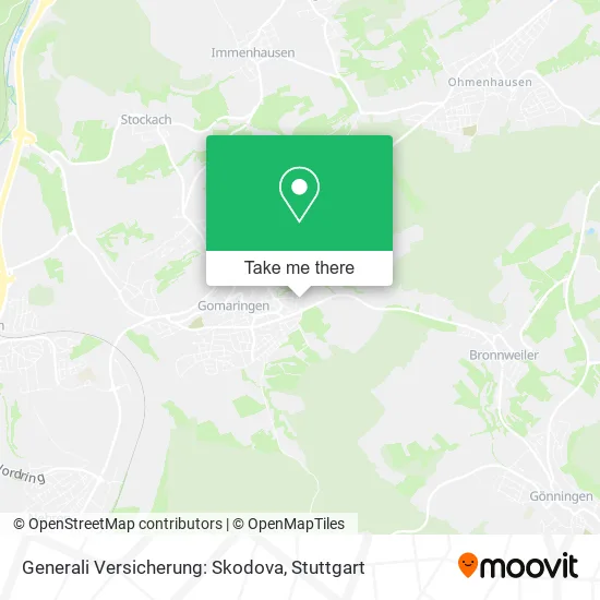 Карта Generali Versicherung: Skodova